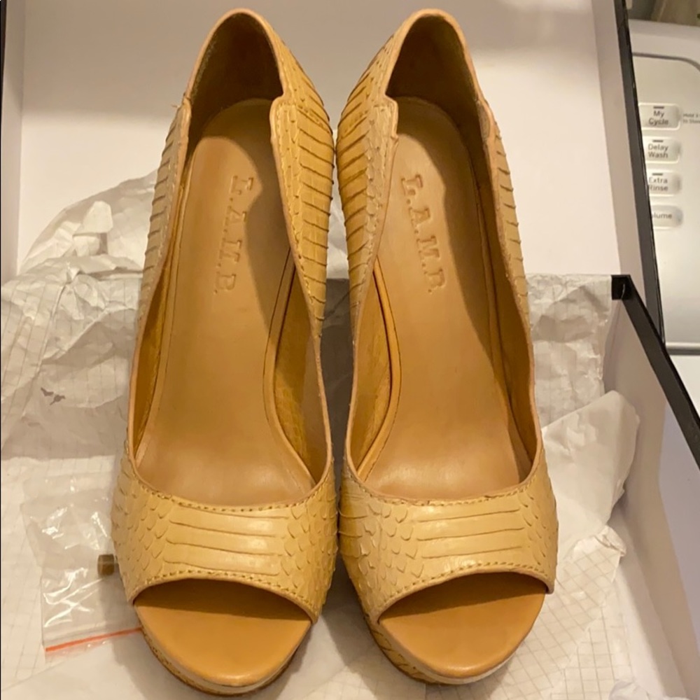L.A.M.B Platform heels